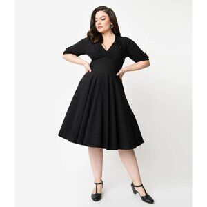 Unique Vintage Delores Swing Dress